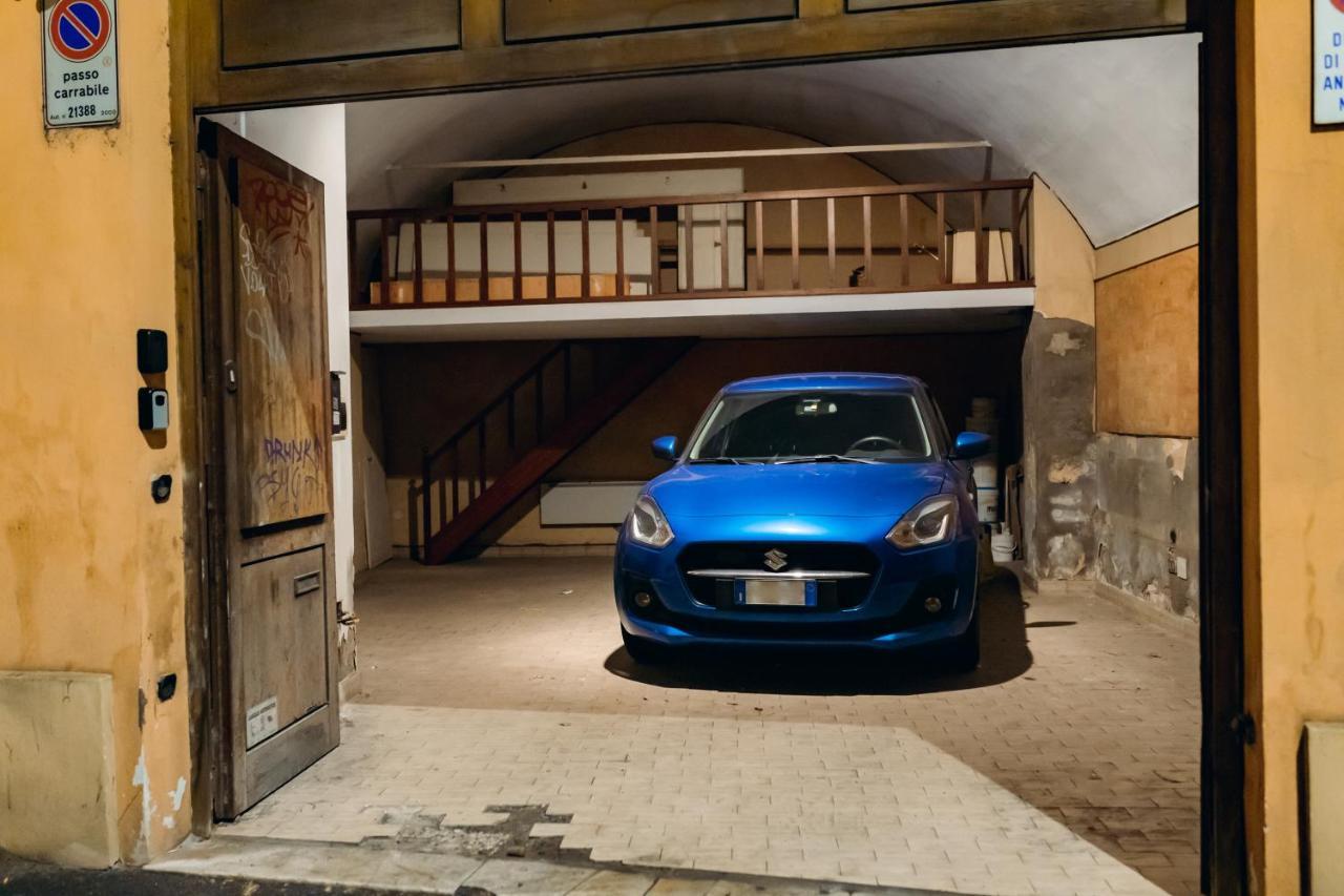 Apartamento Private Parking Centro Storico: L'Affresco Bolonia Exterior foto